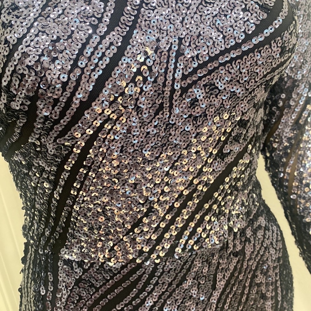 New dress   No tags Betsy &adam black and silver color - Picture 3 of 3